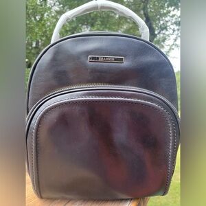 NWT Brahmin Chelcy in BLACK CAPTAIN Smooth Leather Backpack